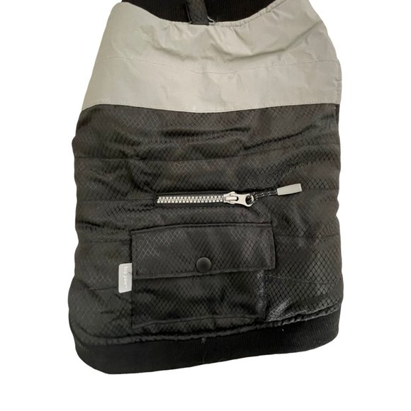 NWT Top Paw Black With Reflective Fleece Lined Insulated Filled Winter Vest L - Picture 3 of 6